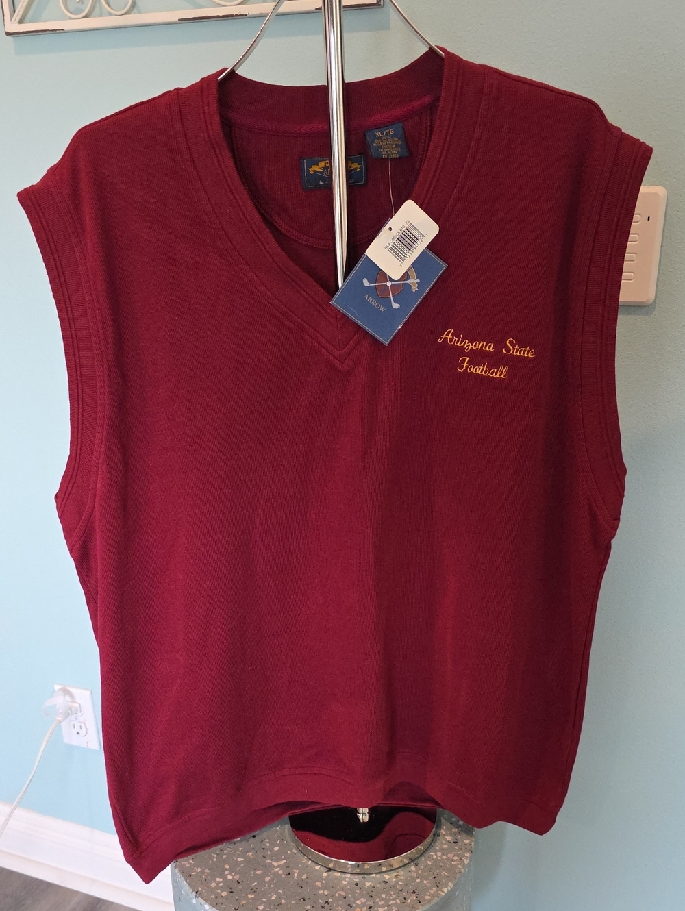 Arrow Red Arizona State Football Sweater Vest